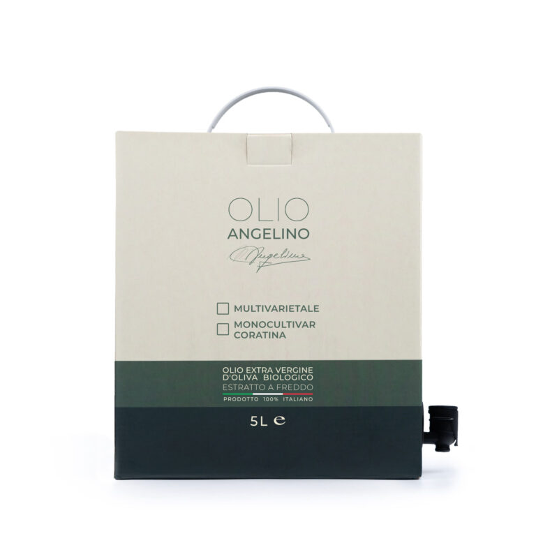Olio Angelino Bag in Box 5L - Olio Extra Vergine d'Oliva Biologico
